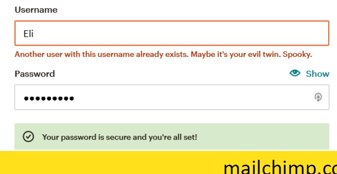 3 Microcopy Mailchimp